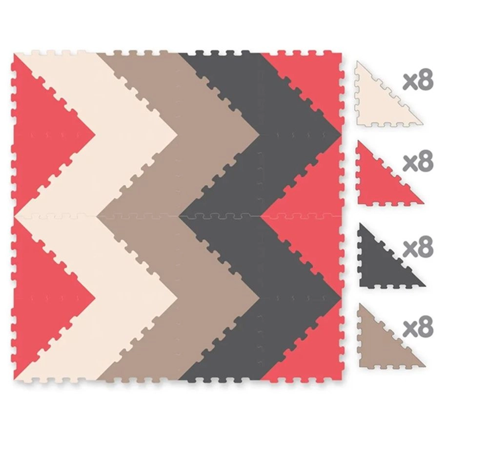Triangle Puzzle Floor Mat - 10 Months