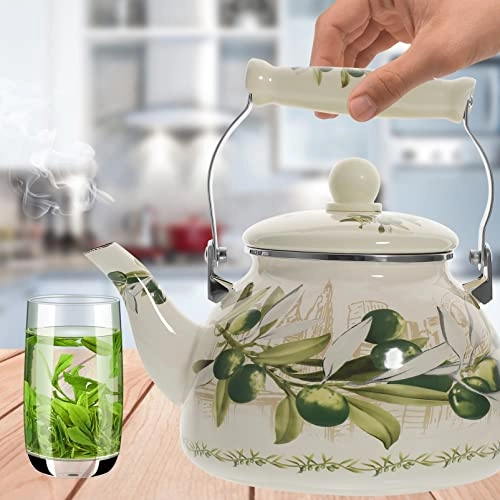 Enamel Tea Kettle - Enamel
