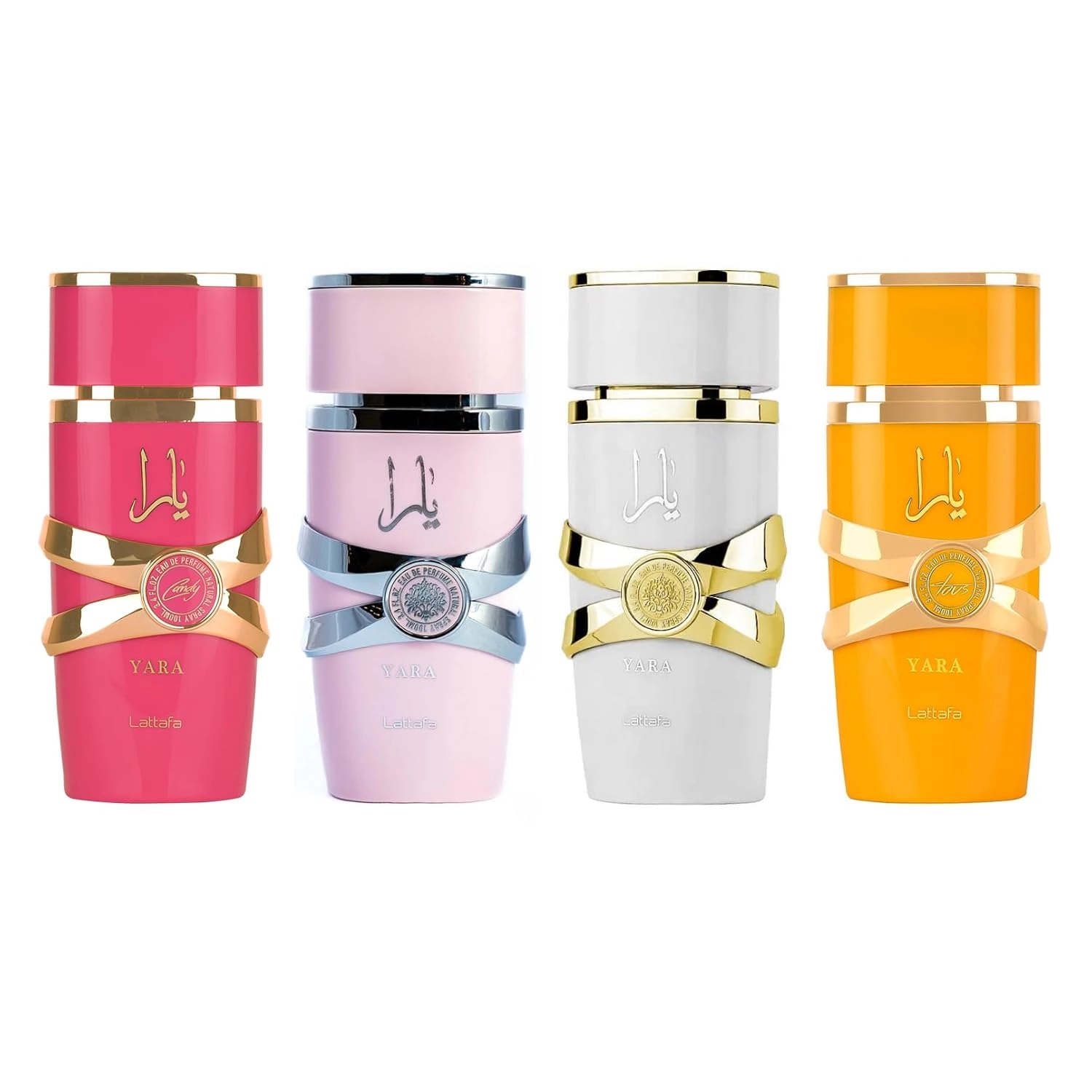 Lattafa Yara + Yara Moi + Yara Tous + Yara Candy - Eau de Parfum 4 Pieces