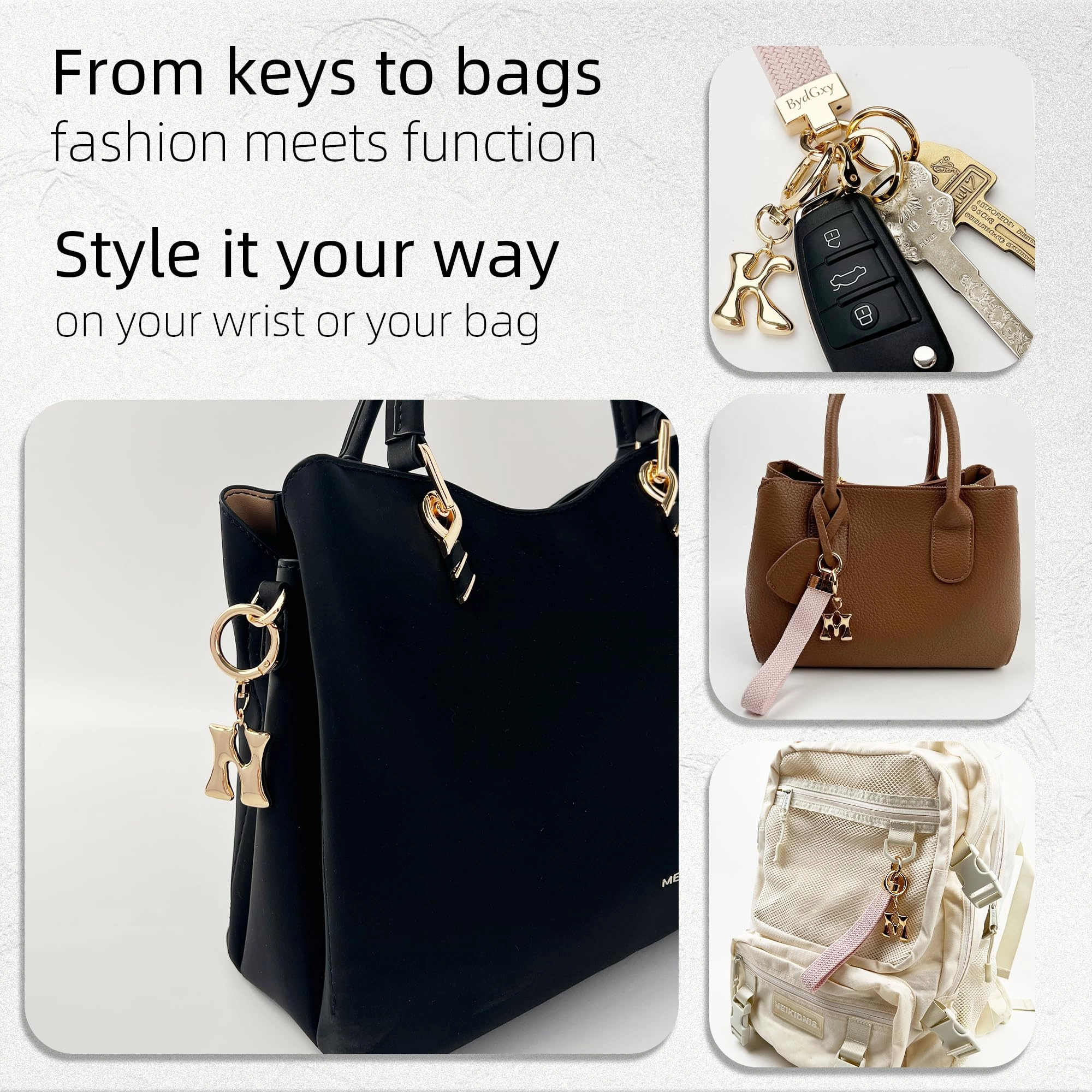 Initial Keychain - Letter