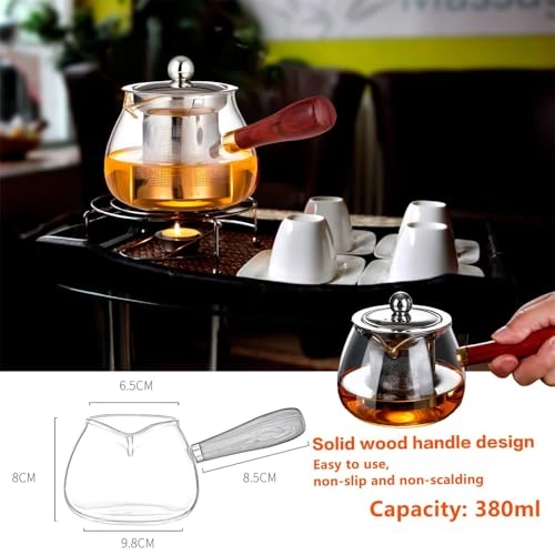 Glass Tea Pot - borosilicate glass 380ml