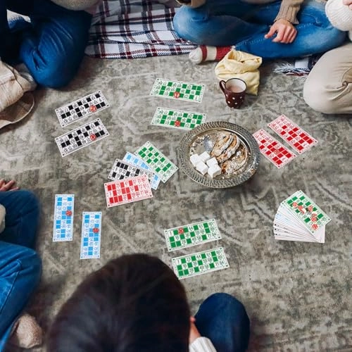 Russian Lotto - Over 3 Years 48 unique bingo cards 90 wooden playing pieces