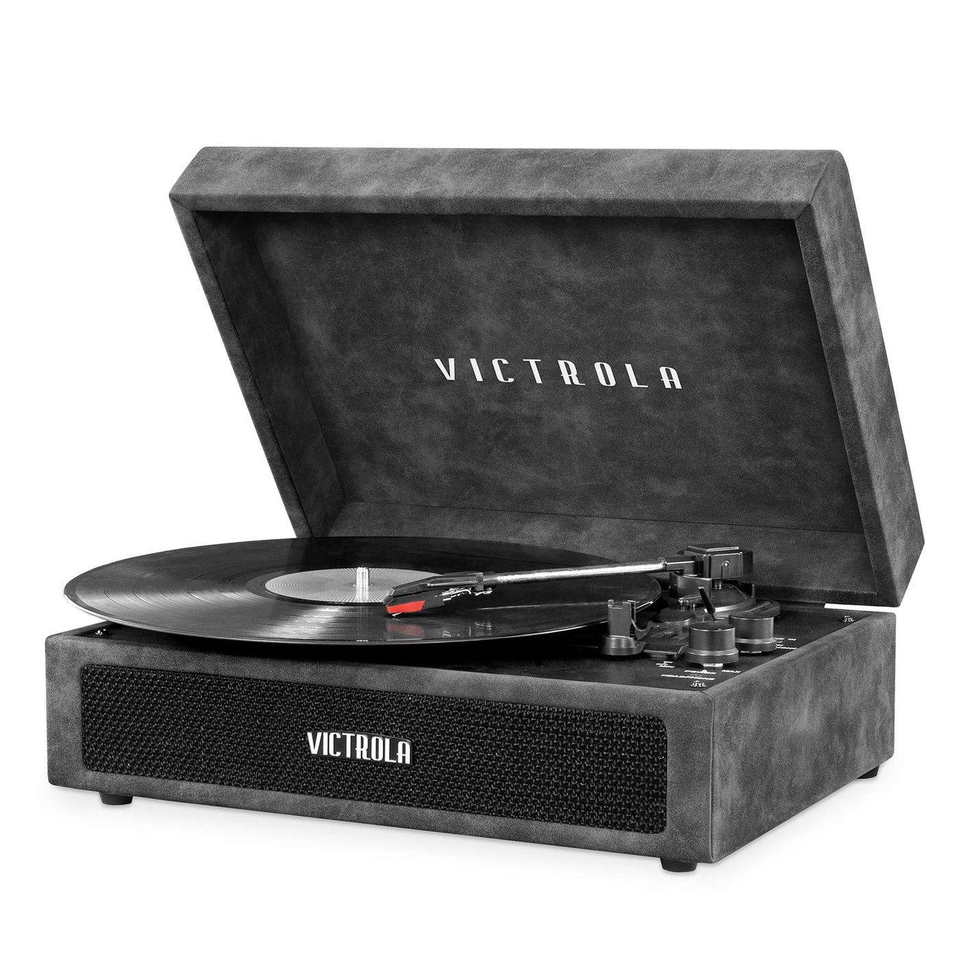 Victrola Vintage 3-Speed Bluetooth Portable Suitcase Record Player - 3-Speed Bluetooth