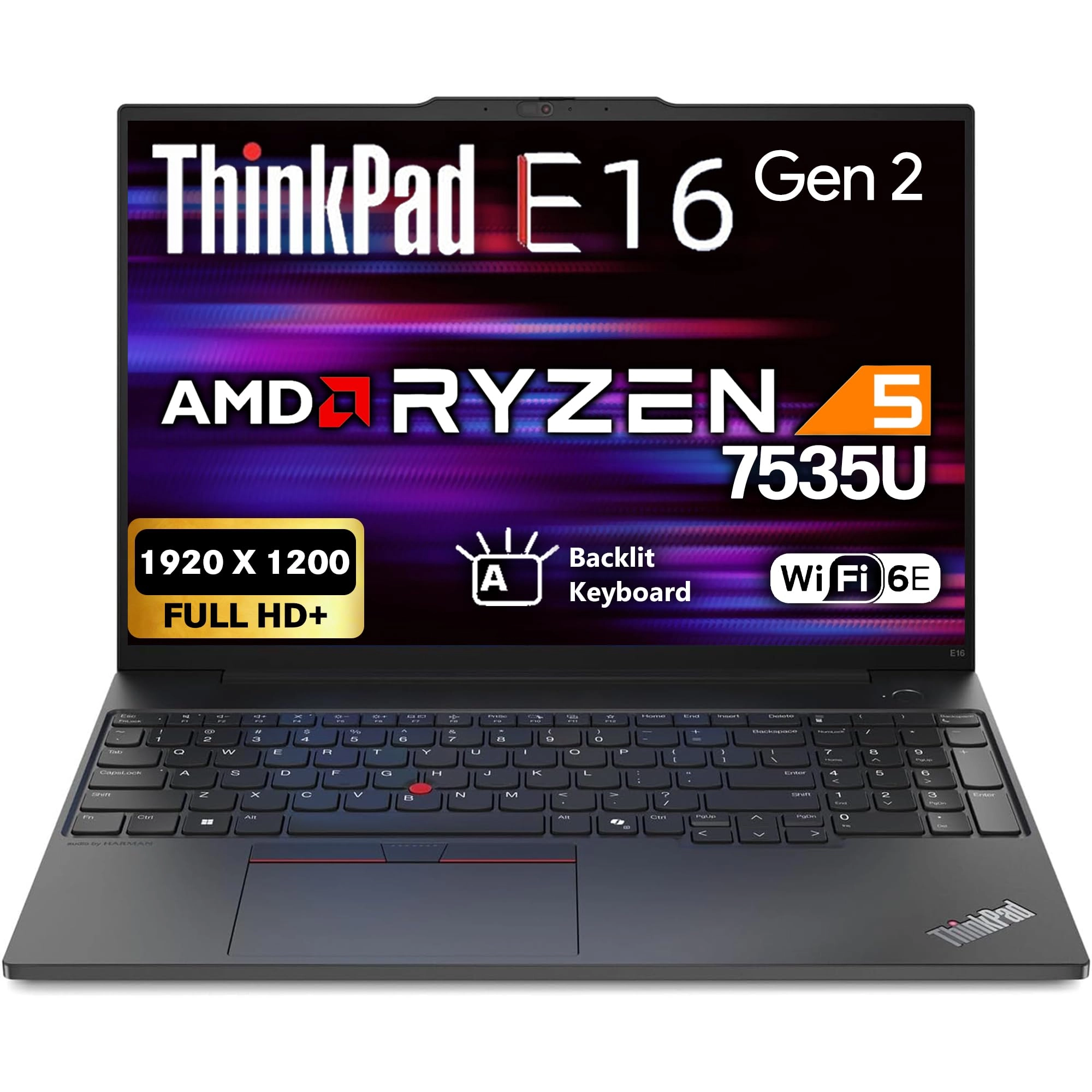 Lenovo ThinkPad E16 - 16'' Ryzen 5 7430U 16GB DDR4 512GB SSD
