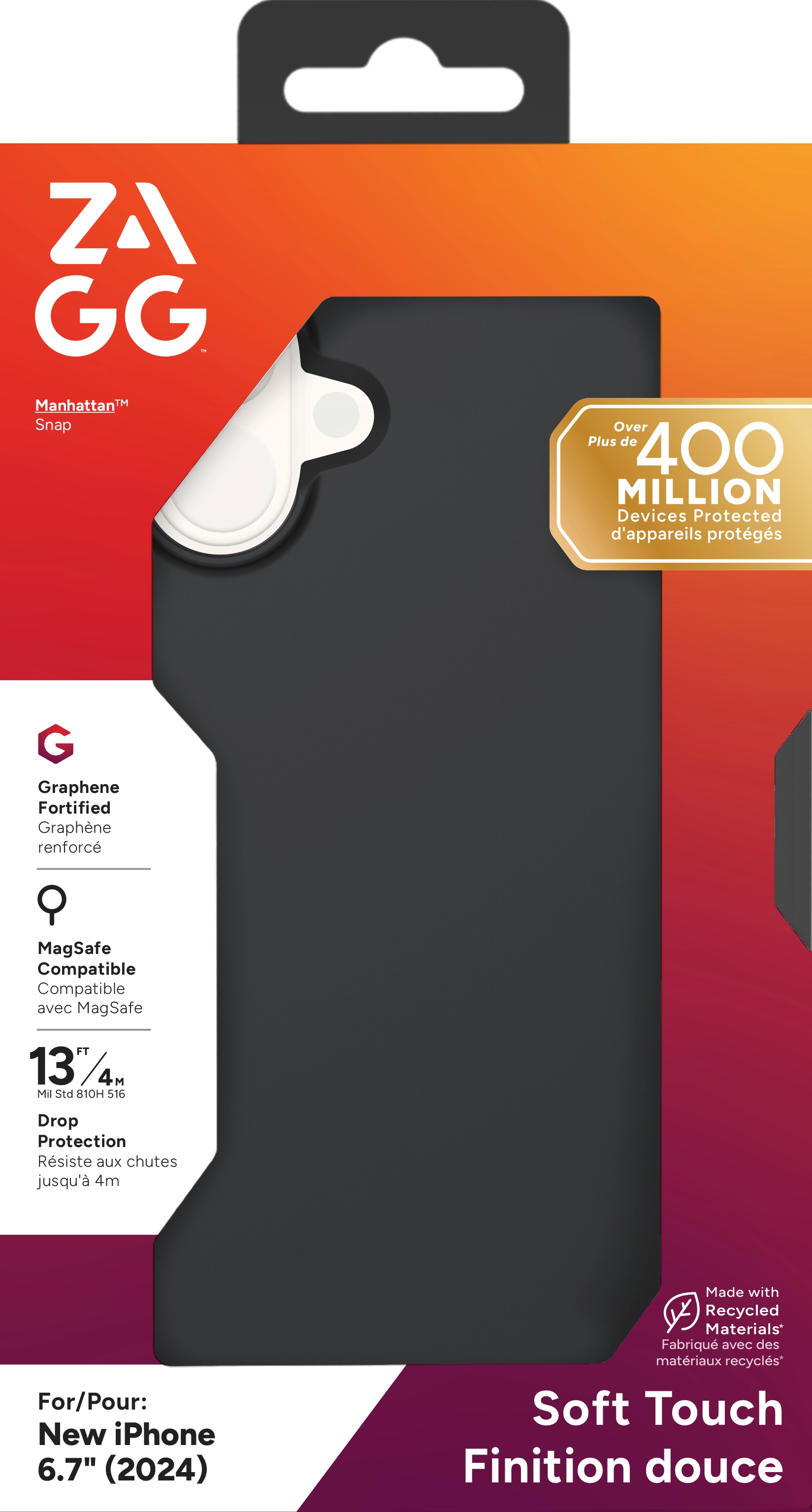 Manhattan Snap Back Cover Mobile Case with MagSafe for iPhone 16 Plus