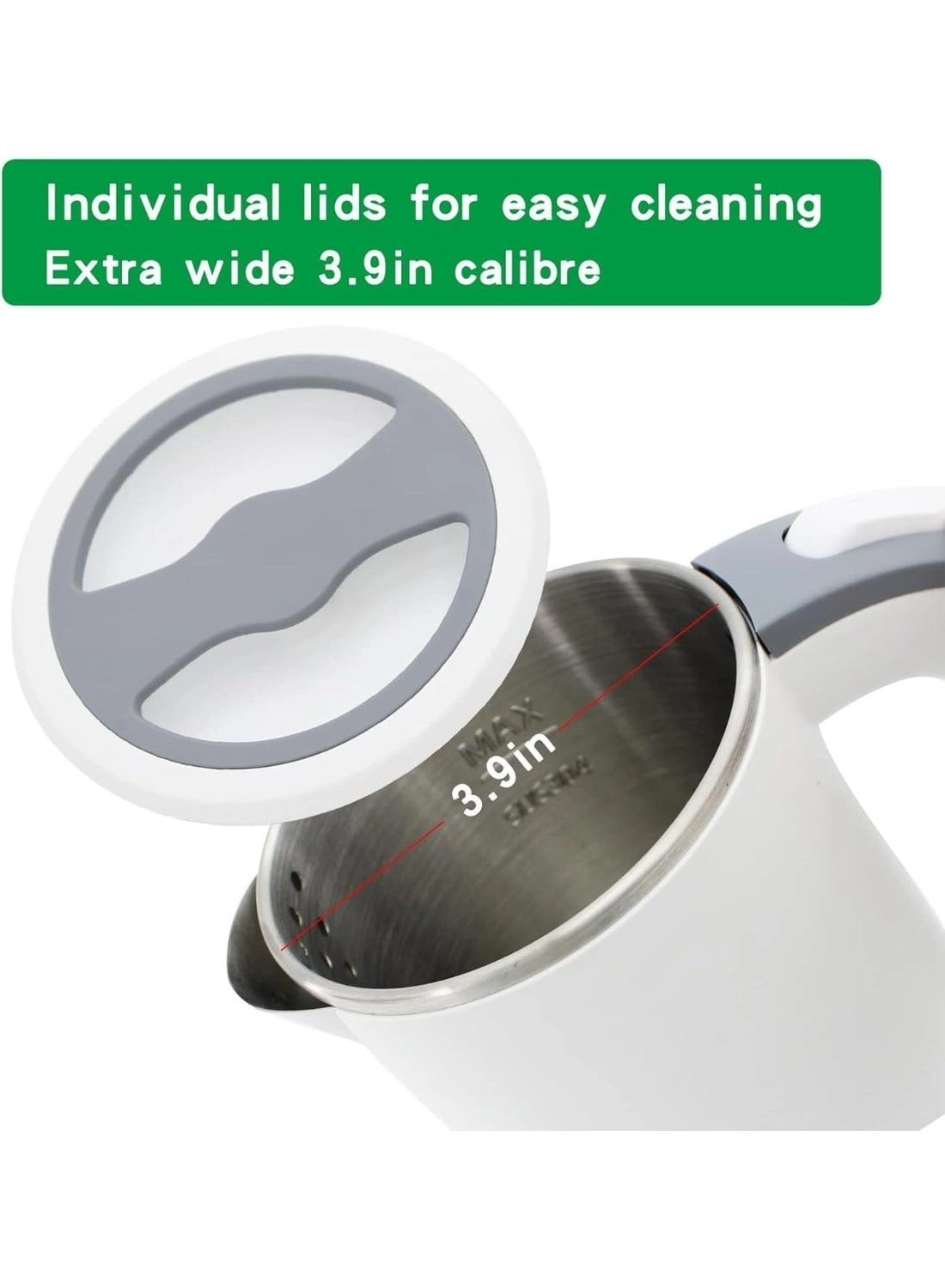 Portable Stainless Steel Electric Kettle