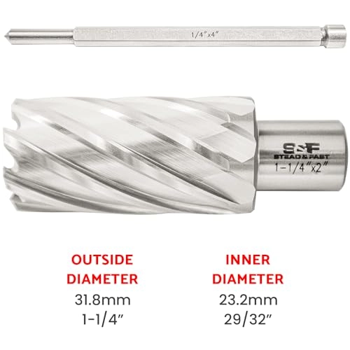 Annular Cutter - High Speed Steel (HSS) 1Pc 1-1/4"