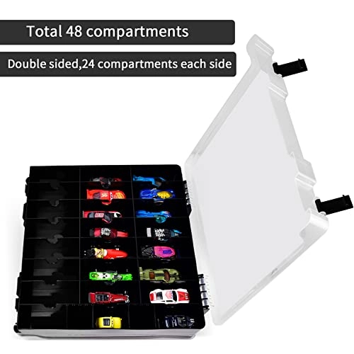 Toy Storage Organizer Case - 48 Compartments