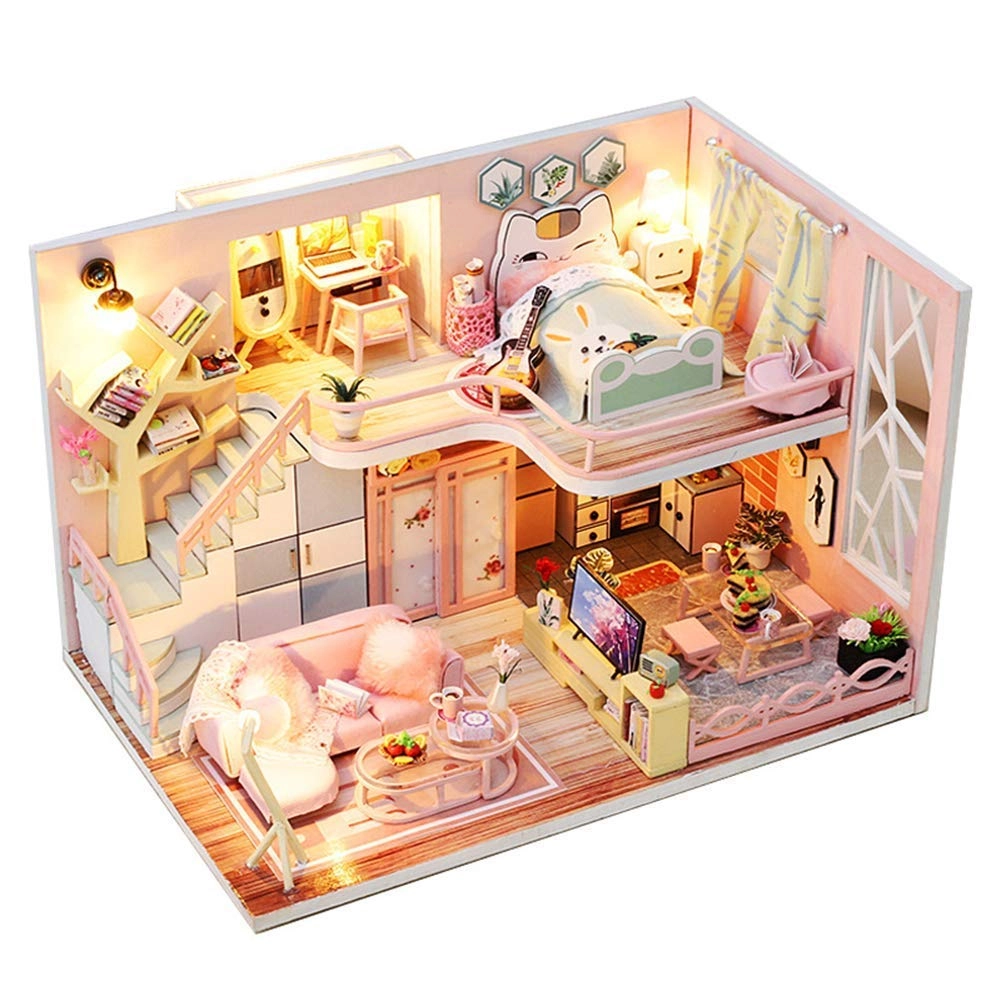 Dollhouse Miniature DIY House Kit - 1:24 Scale