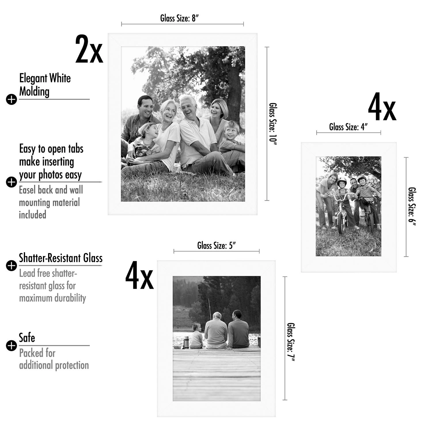 Set of 10 Picture Frames