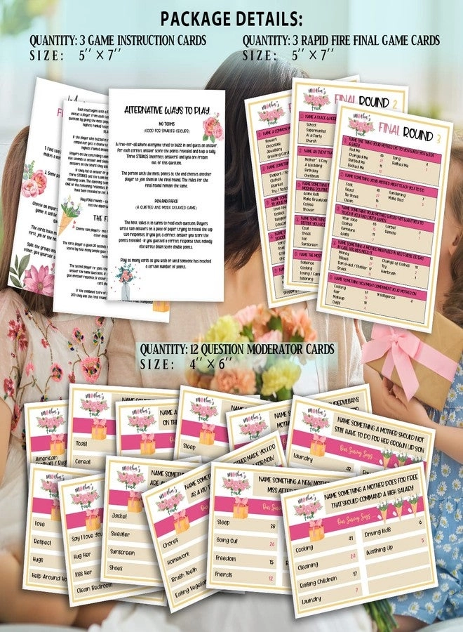 Mother's Day Friendly Feud Quiz - Party Game