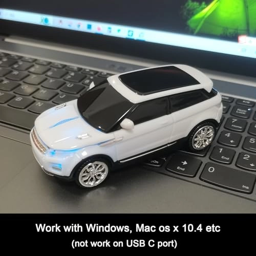 Sport Car Shaped Optical Mouse - Wireless