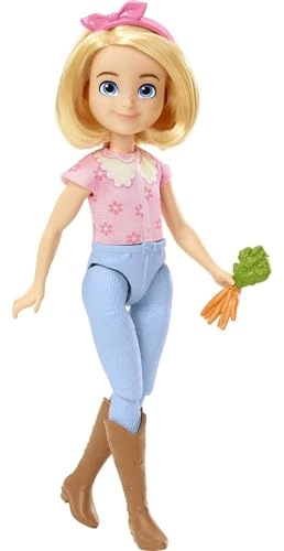 Abigail Doll - 7 Movable Joints + Boomerang Horse - Soft Mane & Tail Ages 3+