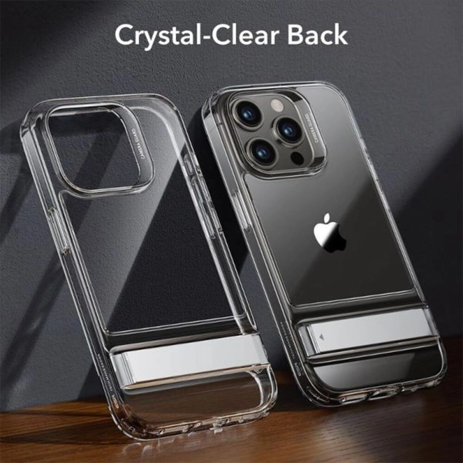 Boost Kickstand Case TPU, Hard Plastic for iPhone 15 Pro