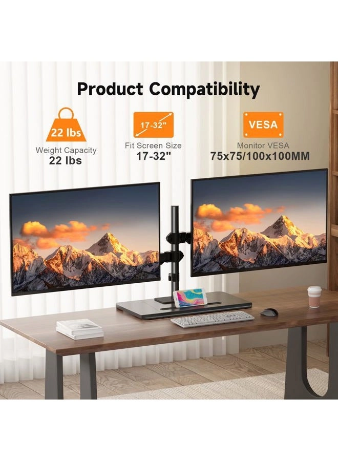 Dual Monitor Stand - Dual 32 Inch 75x75/100x100mm