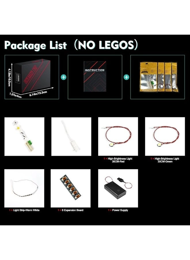LED Light Kit for LEGO Nook's Cranny & Rosie's House 77050 - No Models Only Light Compatible with Animal Crossing