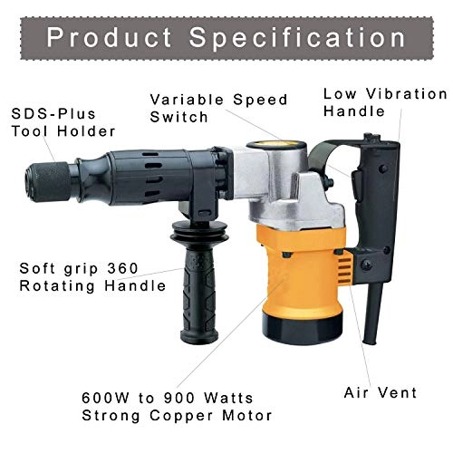 Demolition Hammer - 800W To 1200Watt