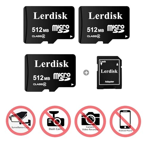 Micro SD Card - 512MB 05GB Pack