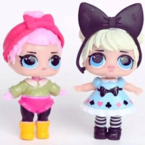 Sparkle Doll Set - 8-Piece PVC