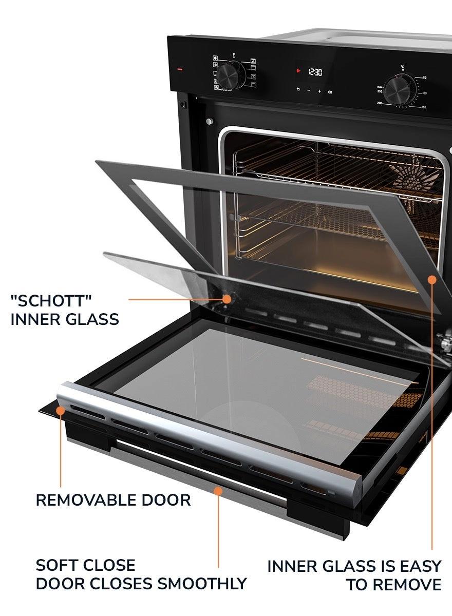 MEO6003BB - 60cm Convection Electric Oven