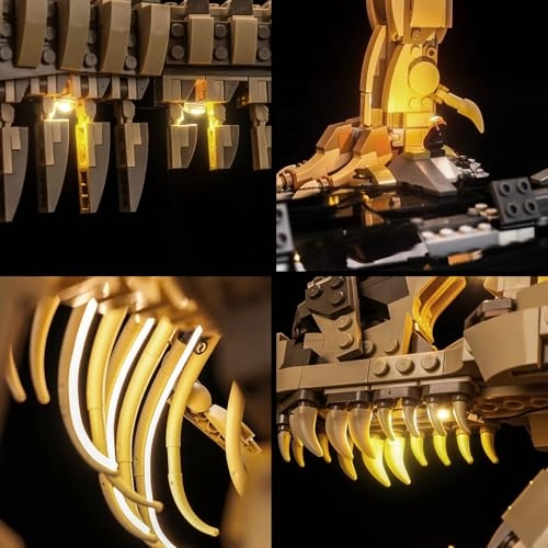 LED Light Set for LEGO Dinosaur Fossils 76968 - Copper Line