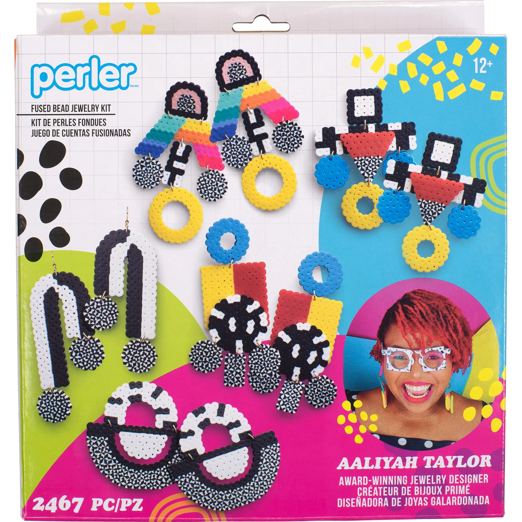 Perler Aaliyah Taylor Jewelry Fuse Bread Craft Kit - Multicolor 2467 Piece