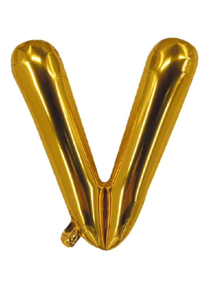 Party Time Trading LLC Letter V Foil Balloon - 16inch Pink