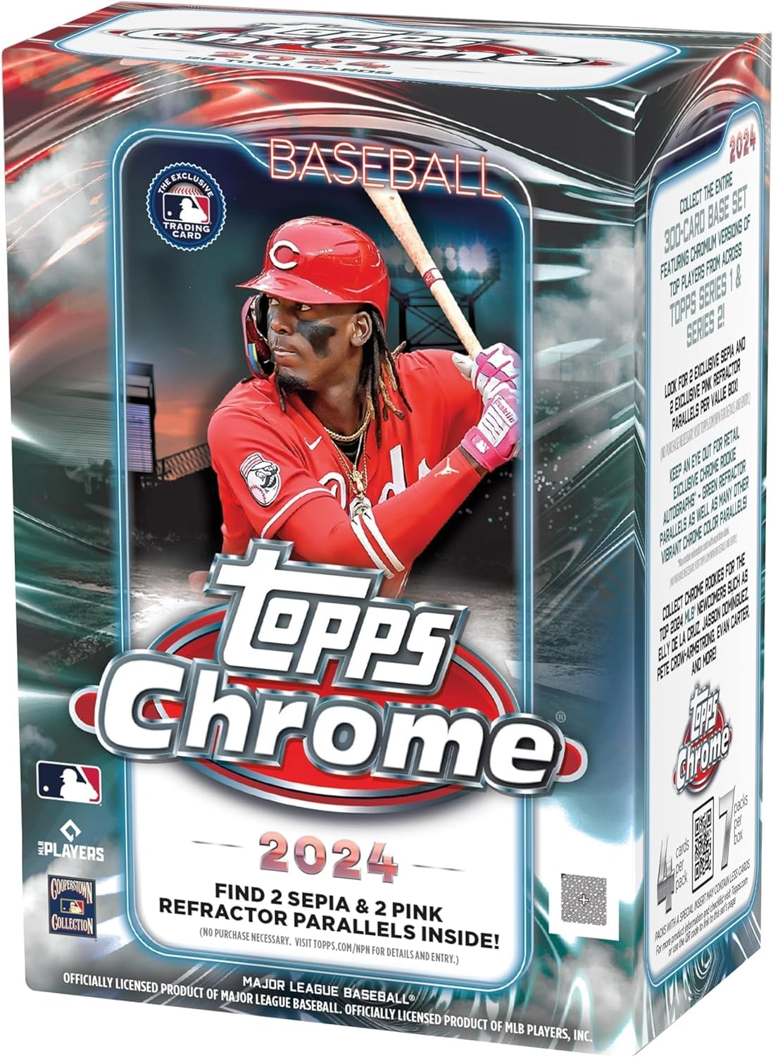 Chrome Baseball Blaster Box - 2024 7 Packs 4 Cards Per Pack