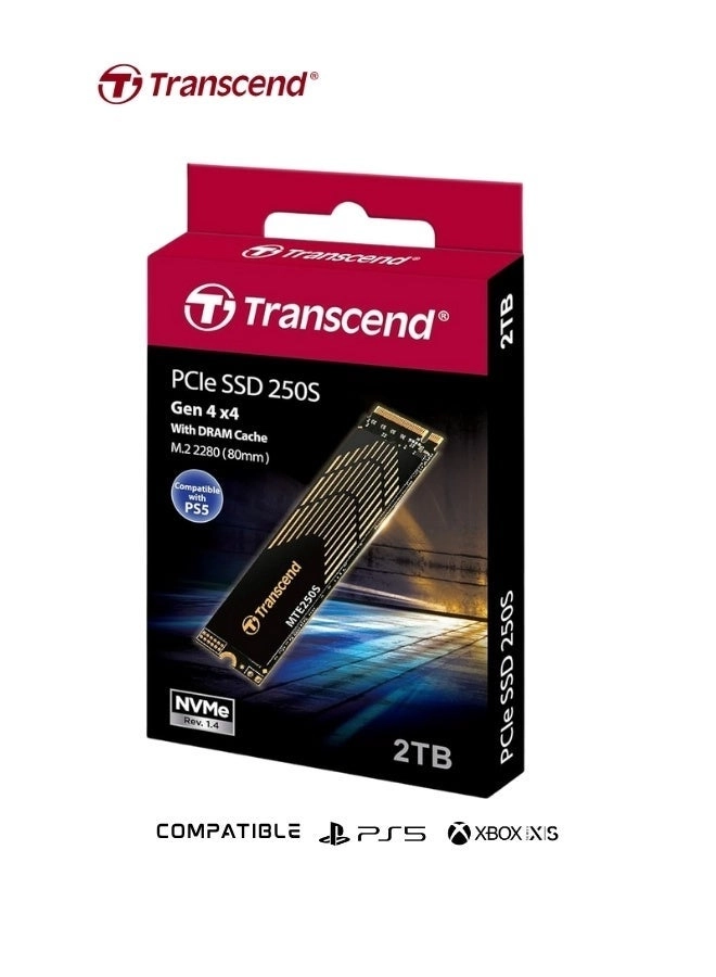 Transcend PCIe SSD 250S - 2TB M.2 2280