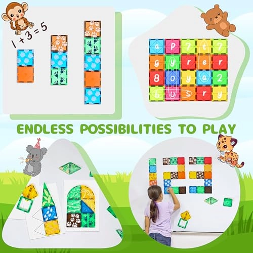 Magnetic Tiles - 3 4 5 6 years old