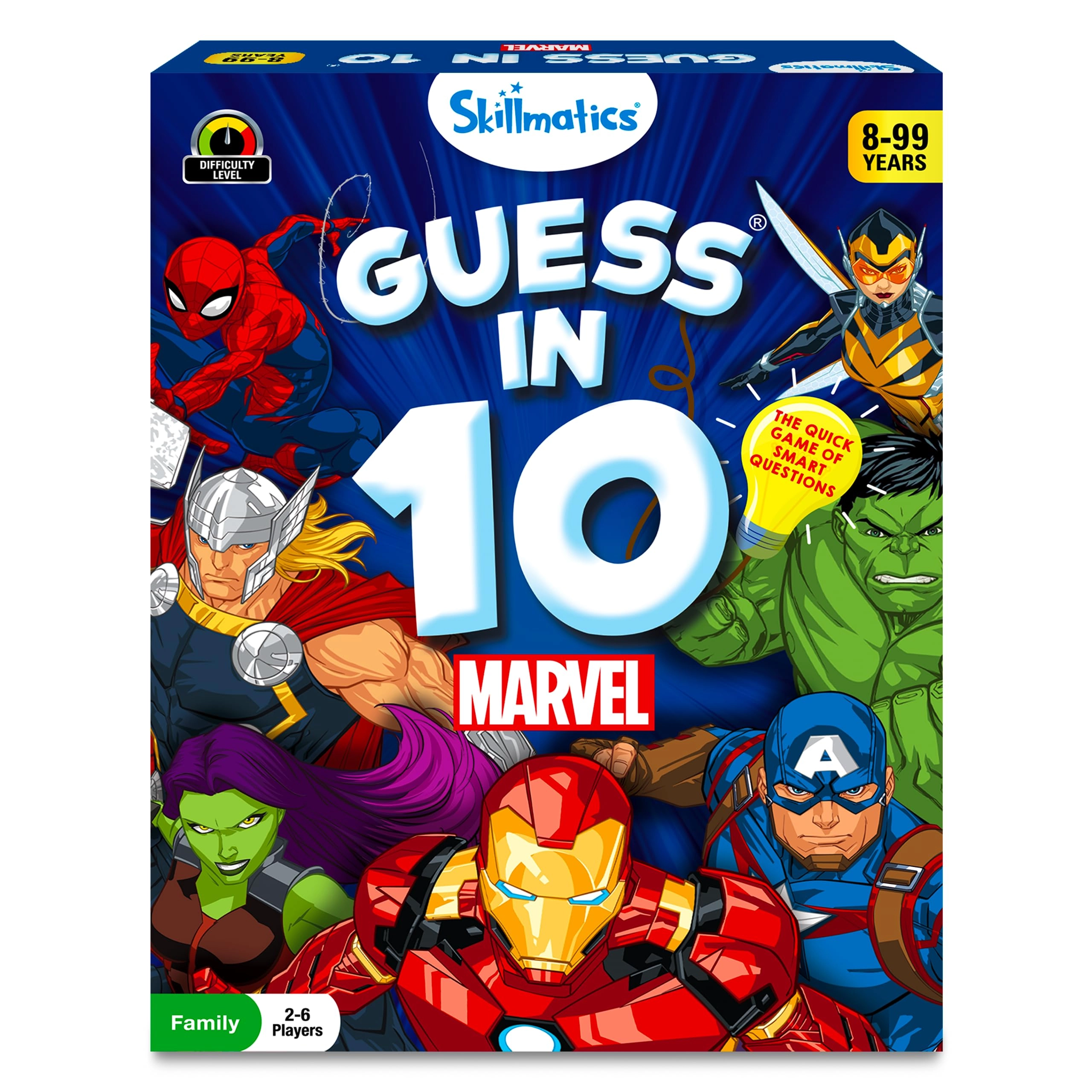 Skillmatics Guess in 10 Marvel - Card Game