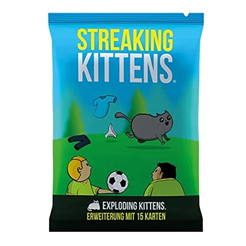 Exploding Kittens: Streaking Kittens - Card Game (German)