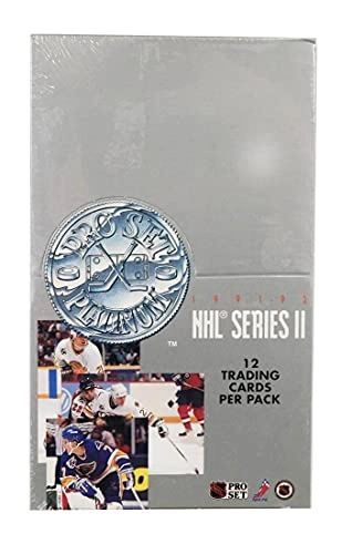 NHL 1991/92 Platinum Series 2 HOBBY Box - 36 Packs Per Box 12 Cards Per Pack