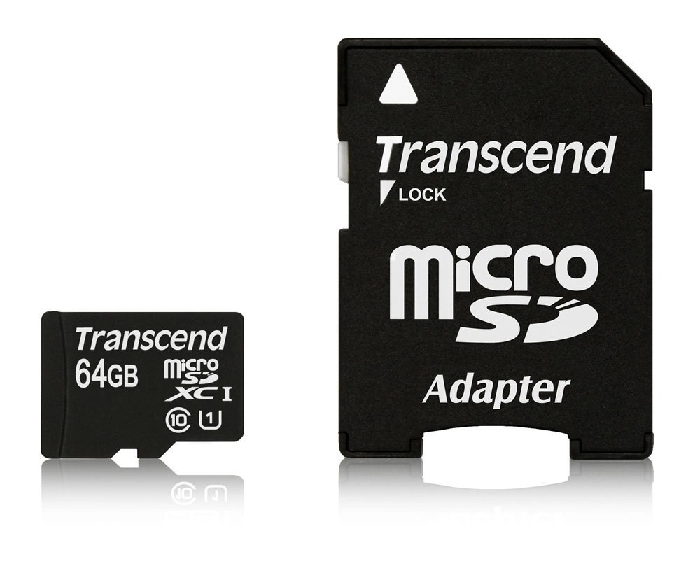 TS64GUSDU1 MicroSDXC Class 10 64GB