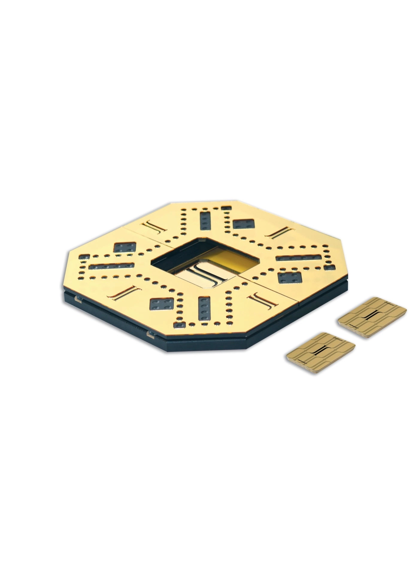 GOLD EDITION - 4/6 player Extendable Black Leather