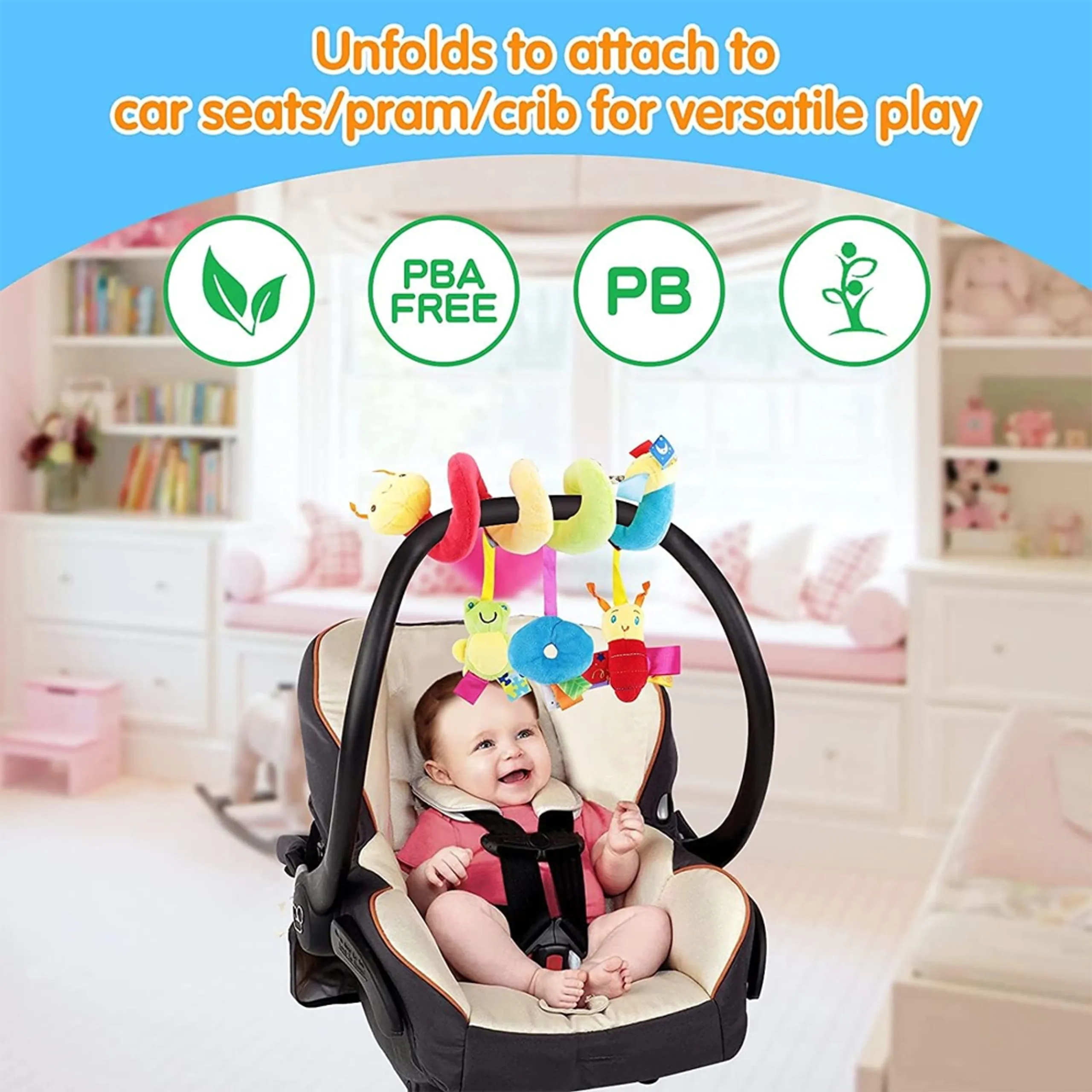 Spiral Activity Toy - Suitable for 0 to 12 months