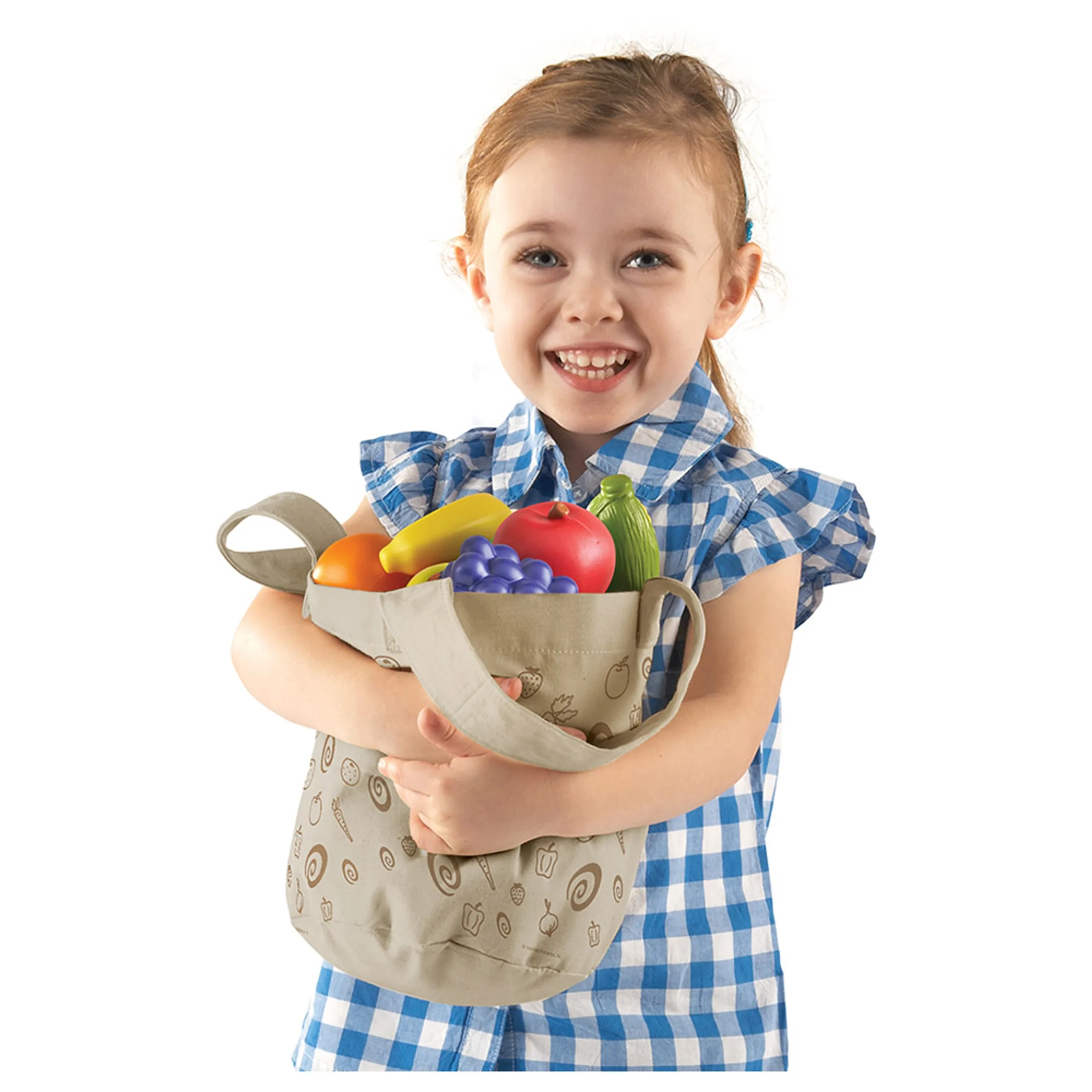 Fresh Picked Fruit & Veggie Tote - Suitable for 18 months and above 17 pieces