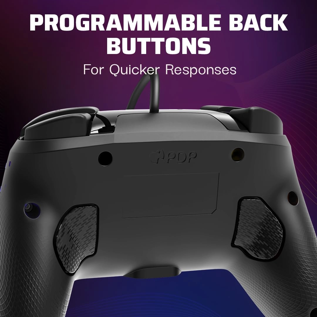 Nintendo Switch AFTER GLOW WAVE WIRED CONTROLLER - Black