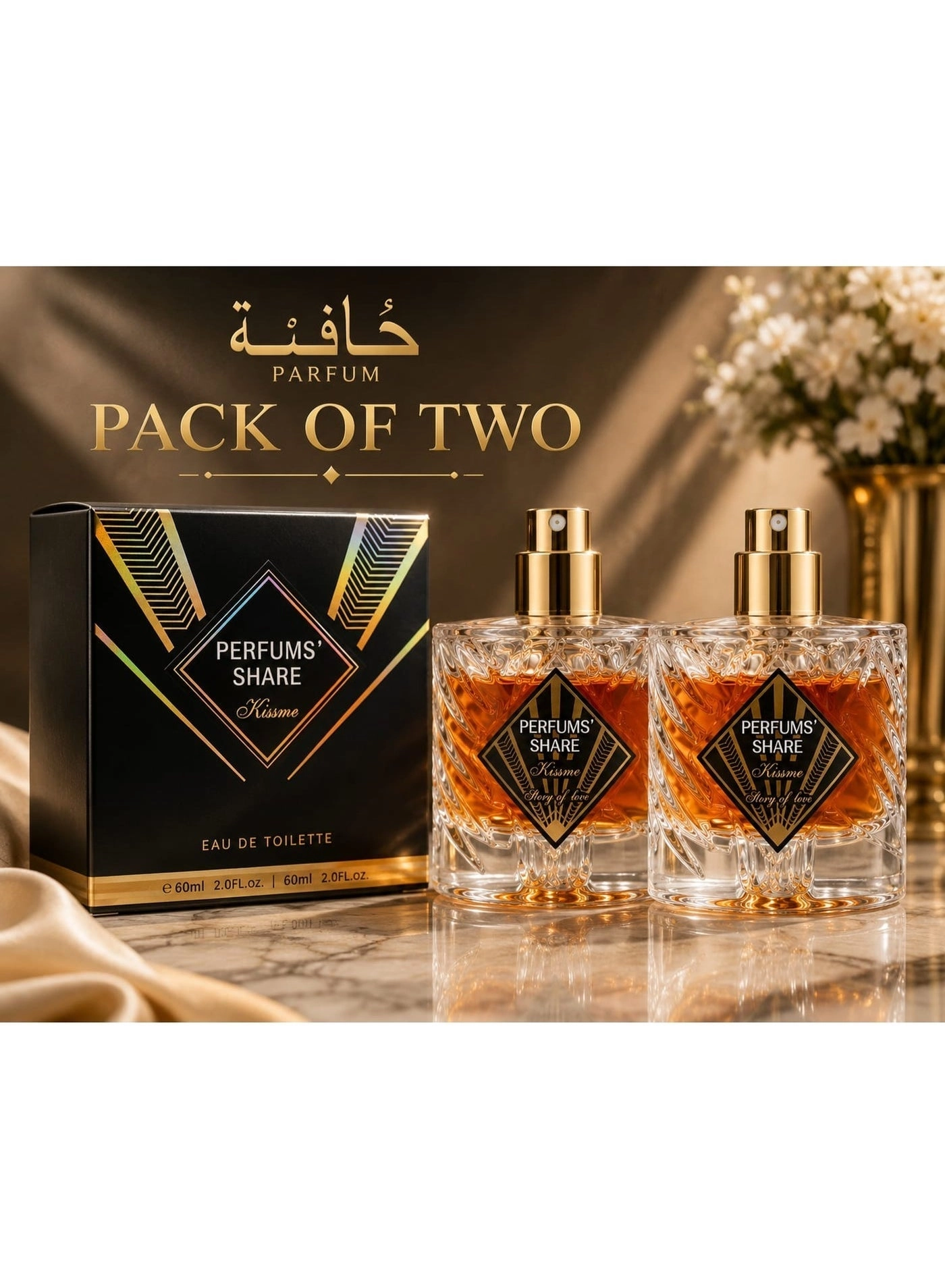 Share Kissme Eau de Toilette 60ml Pack