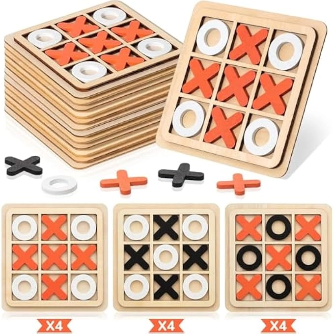 AYEBIA Tic Tac Toe - Wooden Mini