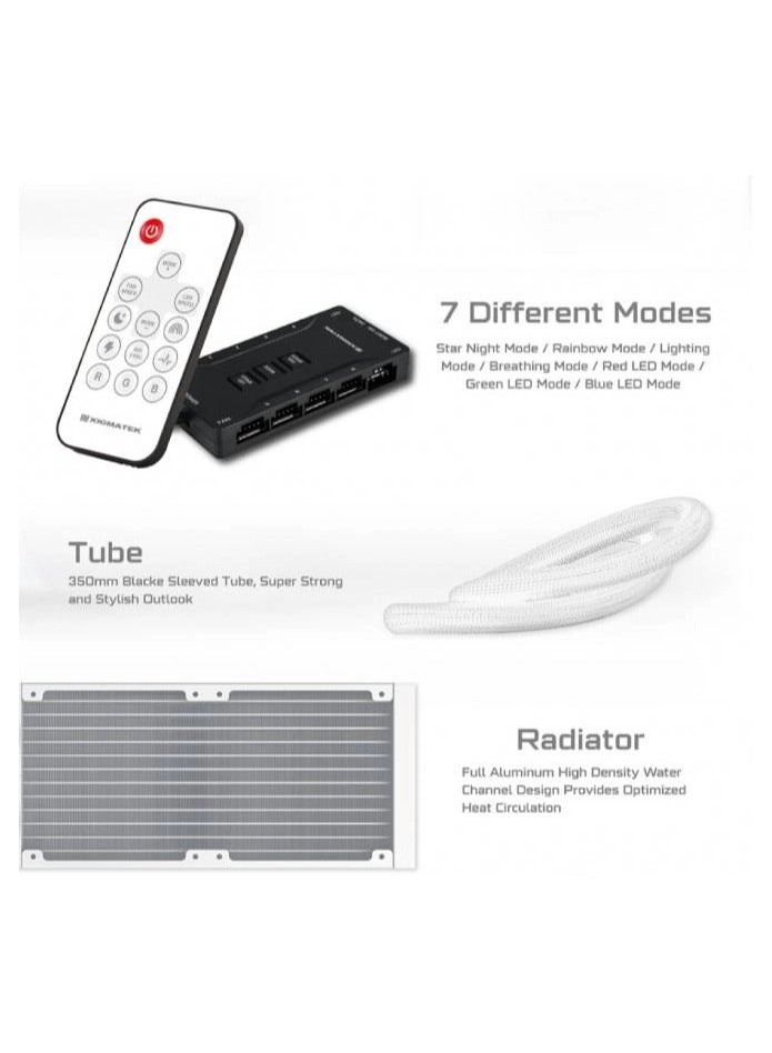 Frozr-O II 240 - 2.4" Digital LCD Pump Head 1800 Fan RPM