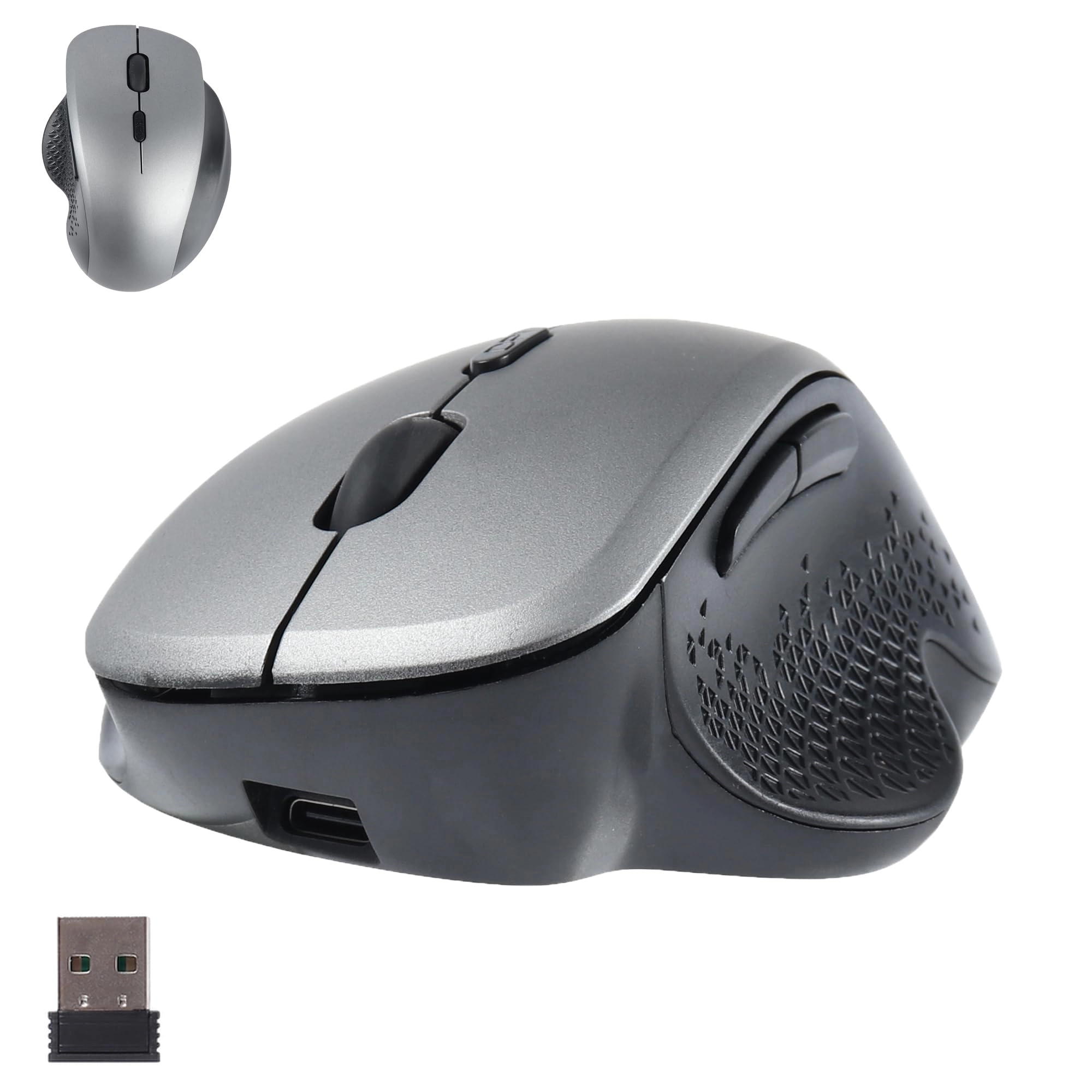 Vertical Ergonomic Mouse - Bluetooth & Wireless Dual Modes