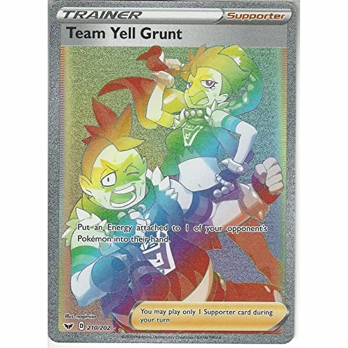 Pokémon Pokemon Team Yell Grunt 210/202 - English + Toploader - 1x