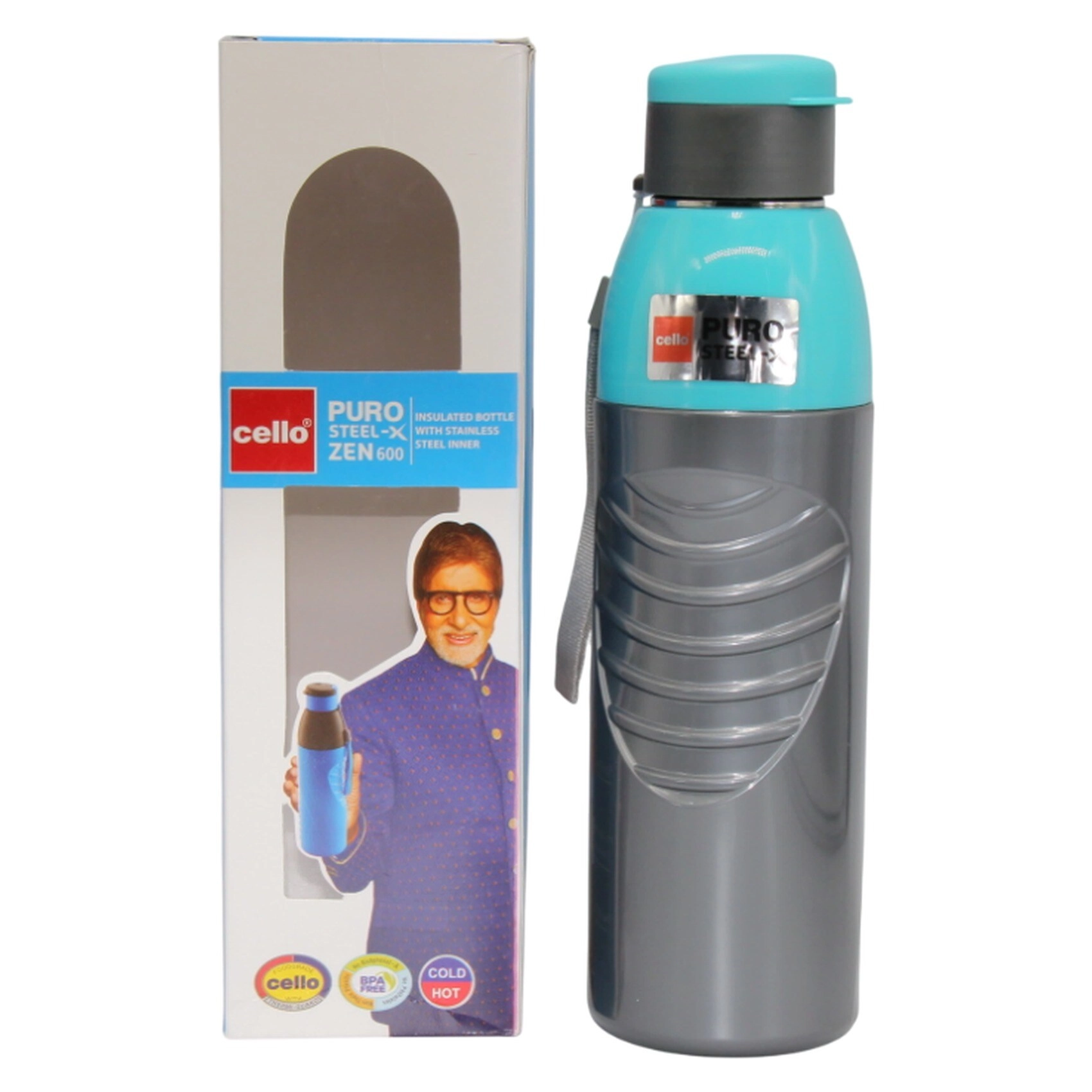 Puro Steel-X Zen Insulated Bottle Vacuum Insulated 600 ml