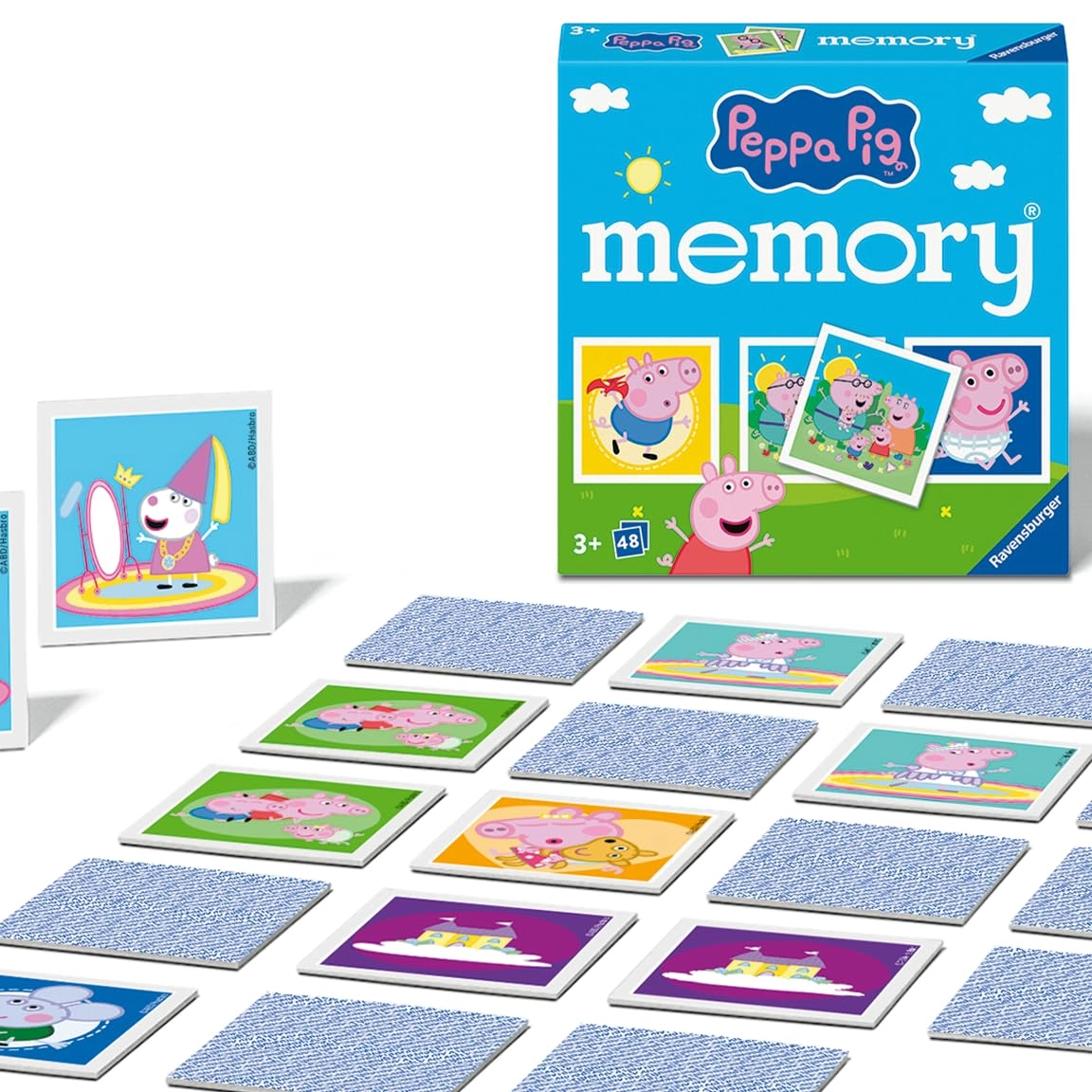 Ravensburger Peppa Pig Mini Memory Game - 3 Years 48 pieces
