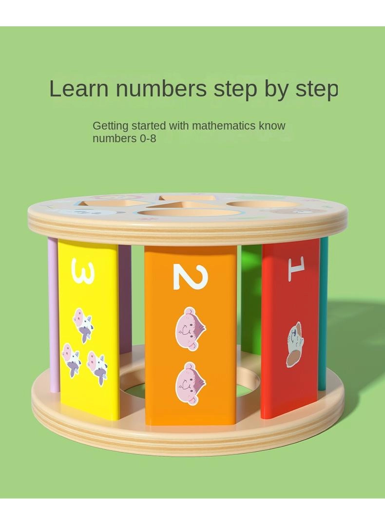 Shape Pairing Porous Cognitive Trailer Toy