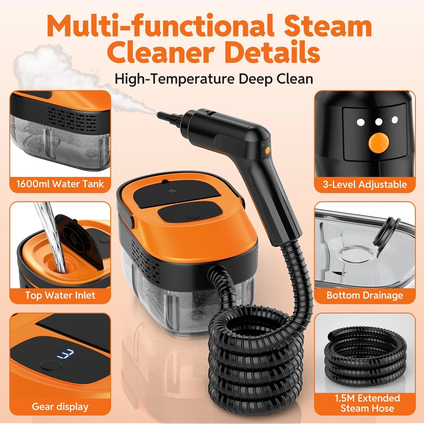 Steam Cleaner - 1.6L