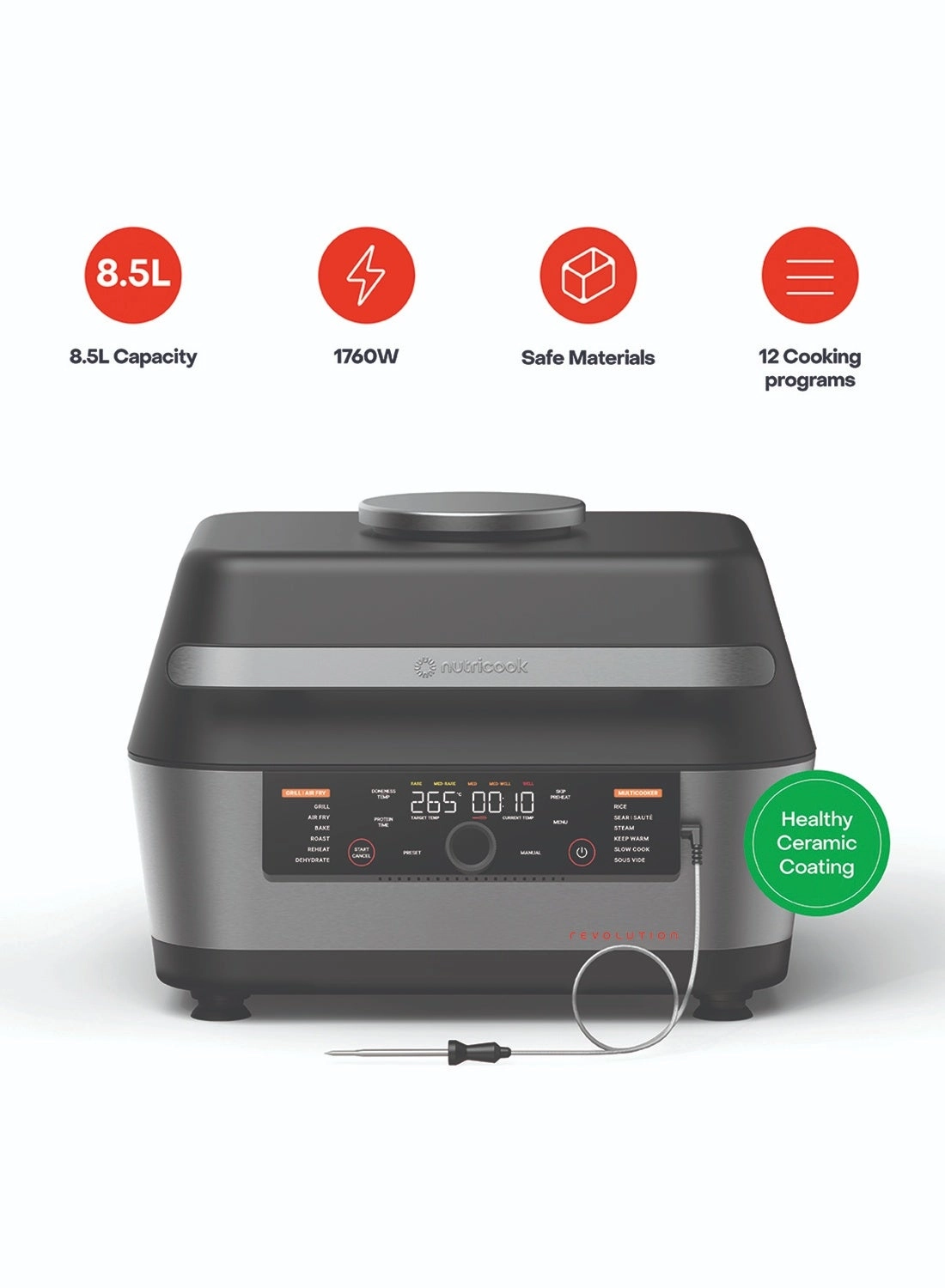 nutricook Revolution - 8.5 L