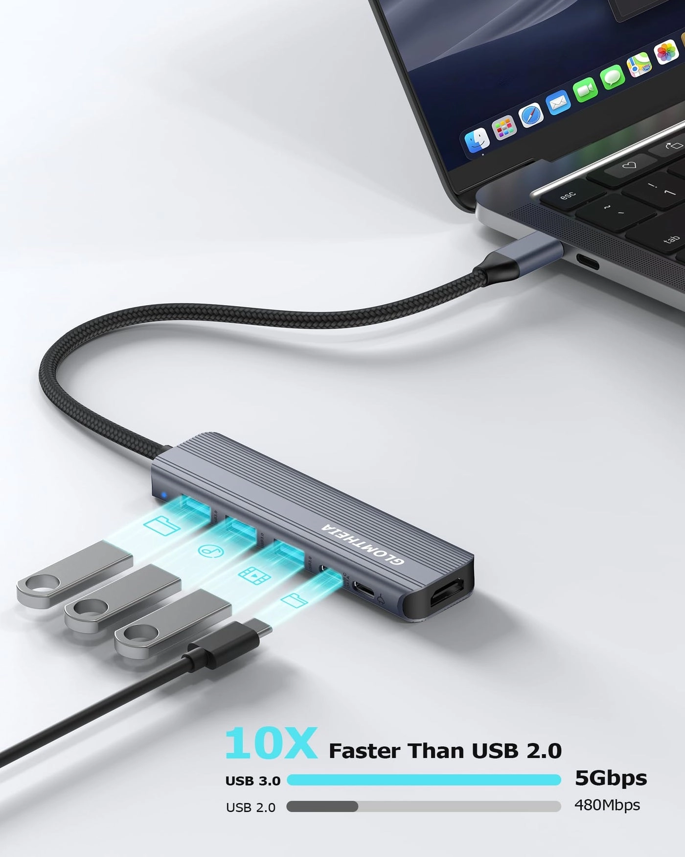 USB C Hub - HDMI 4k@30Hz 100W