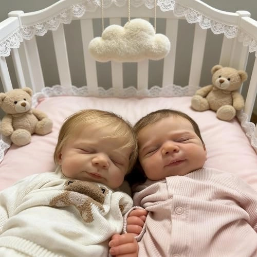 Pascale Reborn Baby Doll - 18 inch Vinyl Ages 3+ Bundle